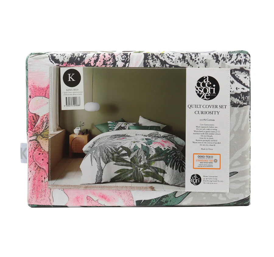 Curiosity Quilt Cover Set Range Multi - Image 7