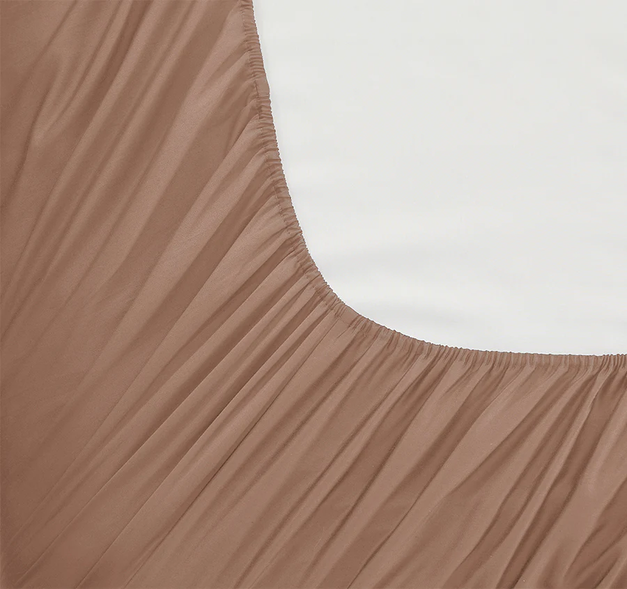 Signature 500TC Classic Egyptian Cotton Mega Sheet Set Range Earth Clay - Image 4