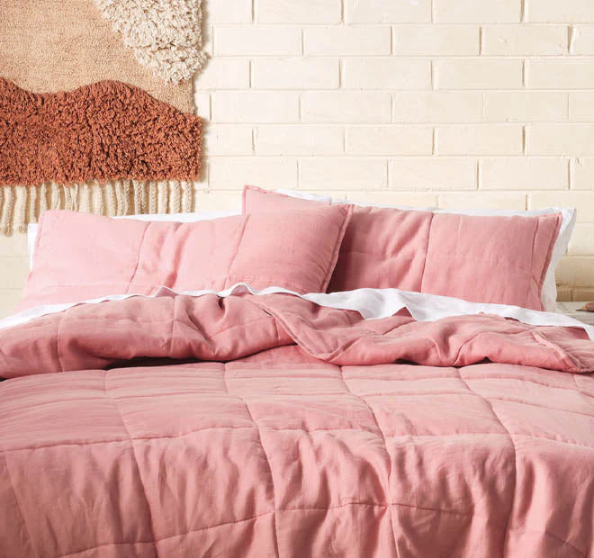 Nimes Linen Coverlet Rosette - Image 3